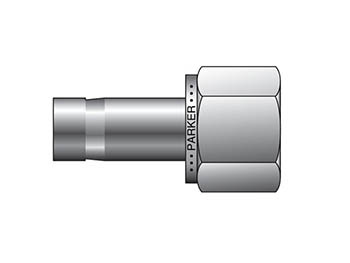 4FA2K-S Instrumentation Tube Fitting - Straight BSPT Female Adapter for use with Inch Tubing 4FA2K-S A-LOK Inch Tube BSPT Female Adapter - FA K